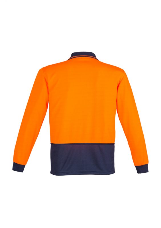 ZH232 - Unisex Hi Vis Basic Spliced Polo - Long Sleeve - Syzmik sold by Ideal Workwear  www.Idealworkwear.com.au