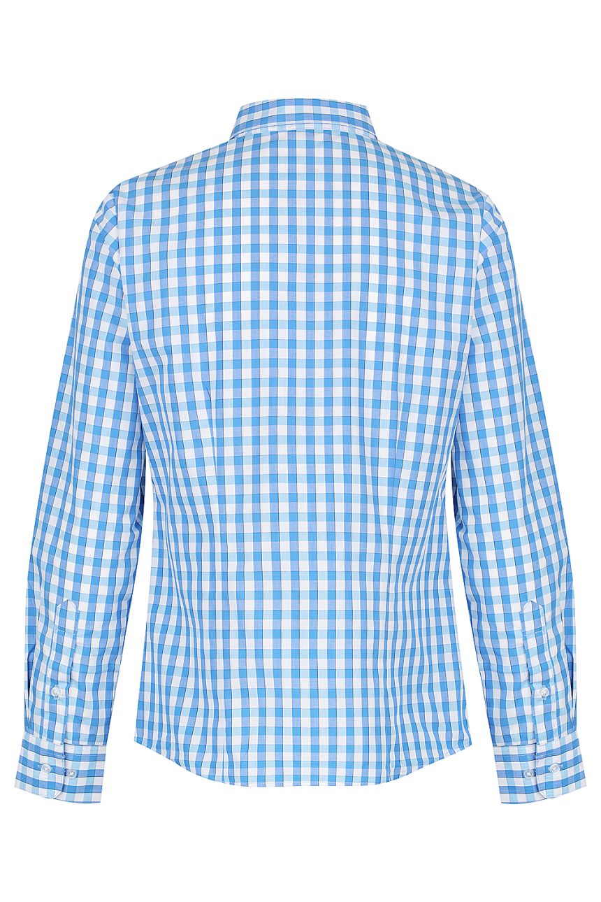 Back view of  DEVONPORT LADY SHIRT LONG SLEEVE - W2908L -  sold by Ideal Workwear www.Idealworkwear.com.au