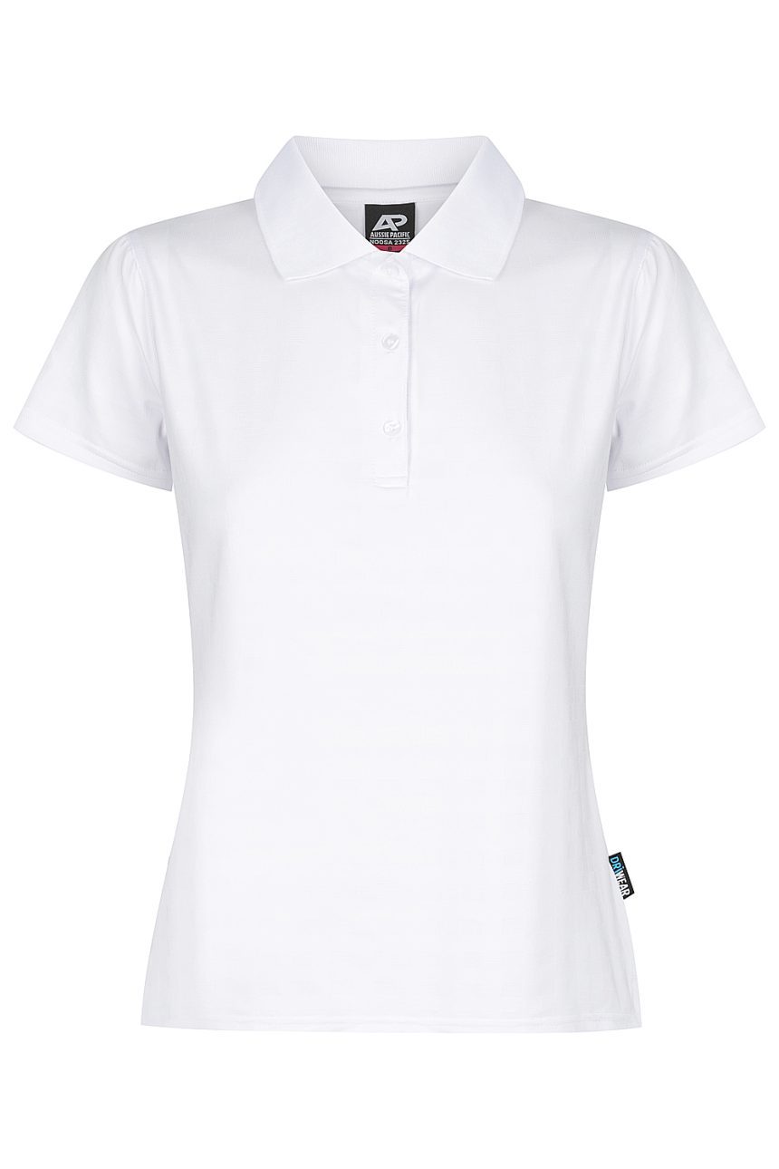Front View of NOOSA LADY POLOS - W2325 - AUSSIE PACIFIC sold by Ideal Workwear www.Idealworkwear.com.au