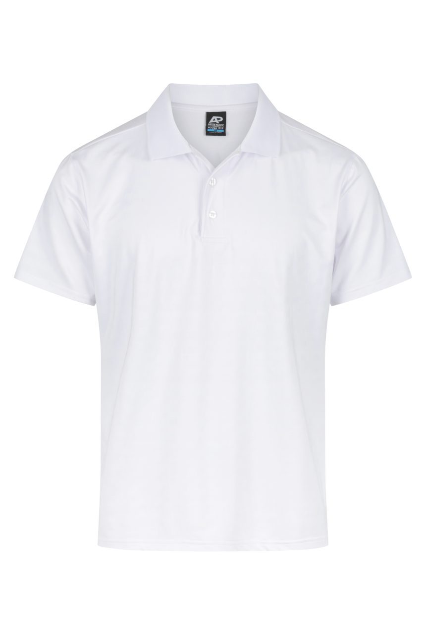 Front View of NOOSA MENS POLOS - W1325 - AUSSIE PACIFIC sold by Ideal Workwear www.Idealworkwear.com.au