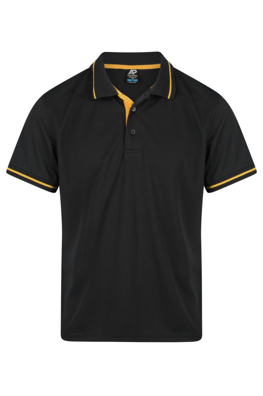 Front View of COTTESLOE MENS POLOS - W1319 - AUSSIE PACIFIC sold by Ideal Workwear www.Idealworkwear.com.au
