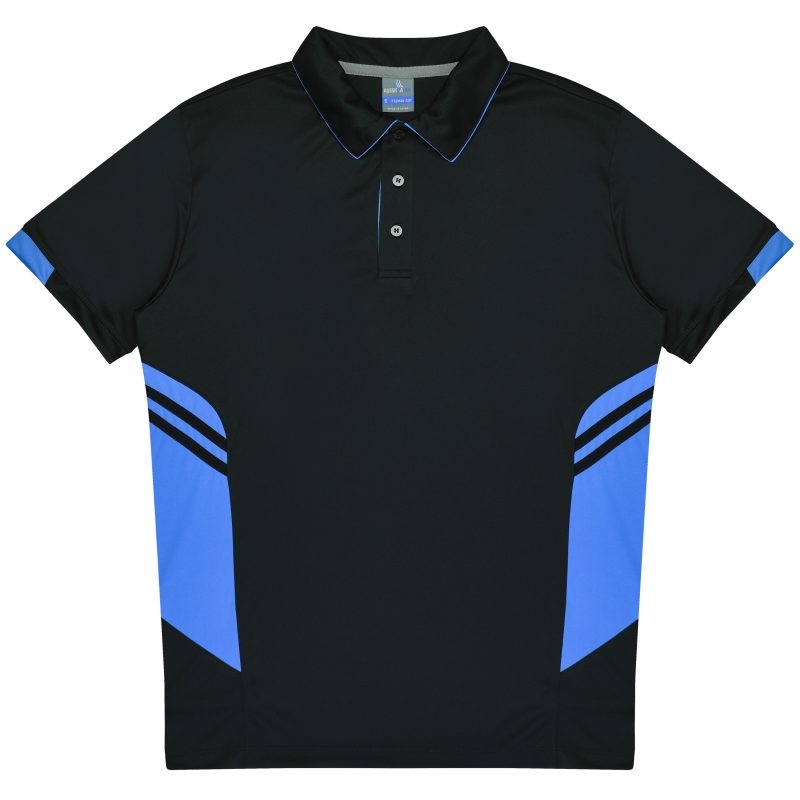 Front View of TASMAN MENS POLOS - W1311 - AUSSIE PACIFIC sold by Ideal Workwear www.Idealworkwear.com.au