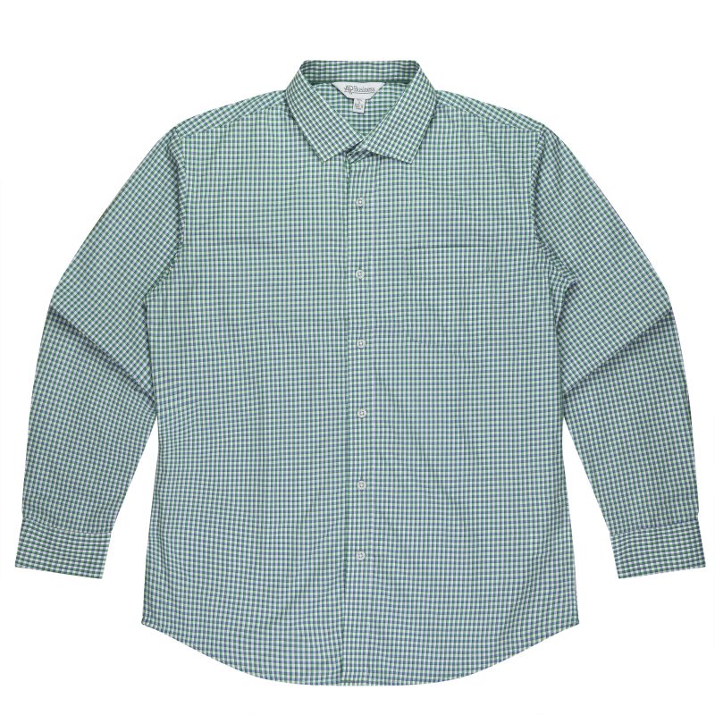 Front View of EPSOM MENS SHIRT LONG SLEEVE - W1907L -  sold by Ideal Workwear www.Idealworkwear.com.au