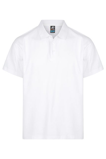 Front View of HUNTER MENS POLOS - W1312 -  sold by Ideal Workwear www.Idealworkwear.com.au