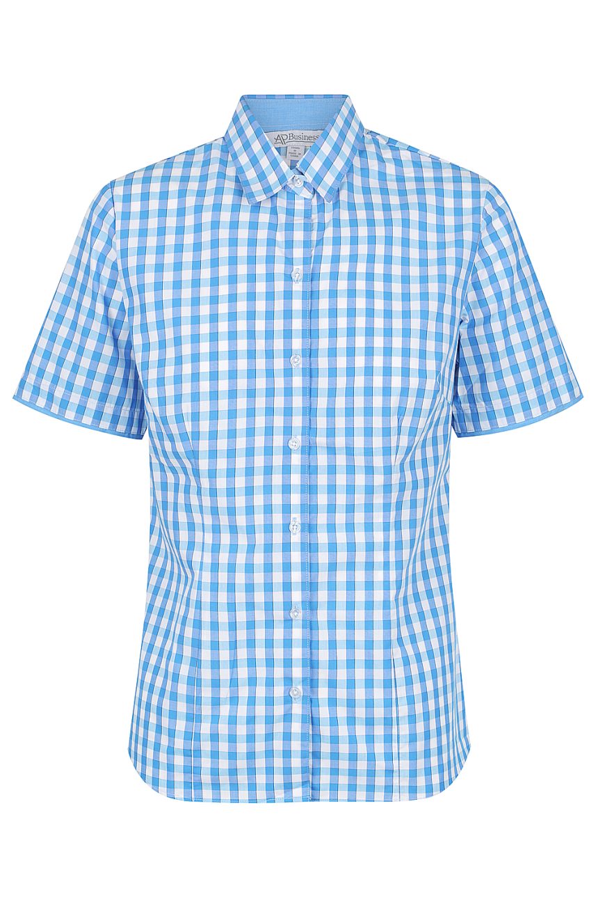 Front View of DEVONPORT LADY SHIRT SHORT SLEEVE - W2908S -  sold by Ideal Workwear www.Idealworkwear.com.au