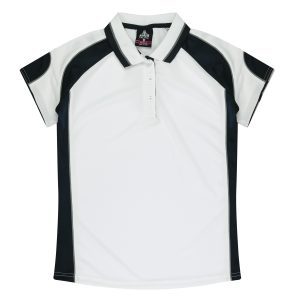Front View of MURRAY LADY POLOS - W2300 -  sold by Ideal Workwear www.Idealworkwear.com.au