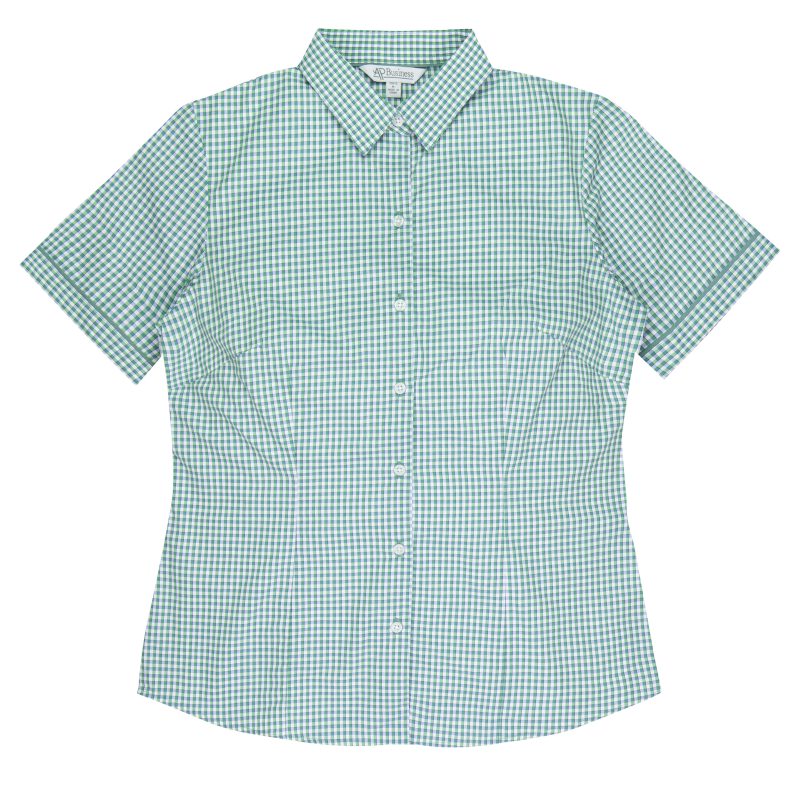 Front View of EPSOM LADY SHIRT SHORT SLEEVE - W2907S -  sold by Ideal Workwear www.Idealworkwear.com.au