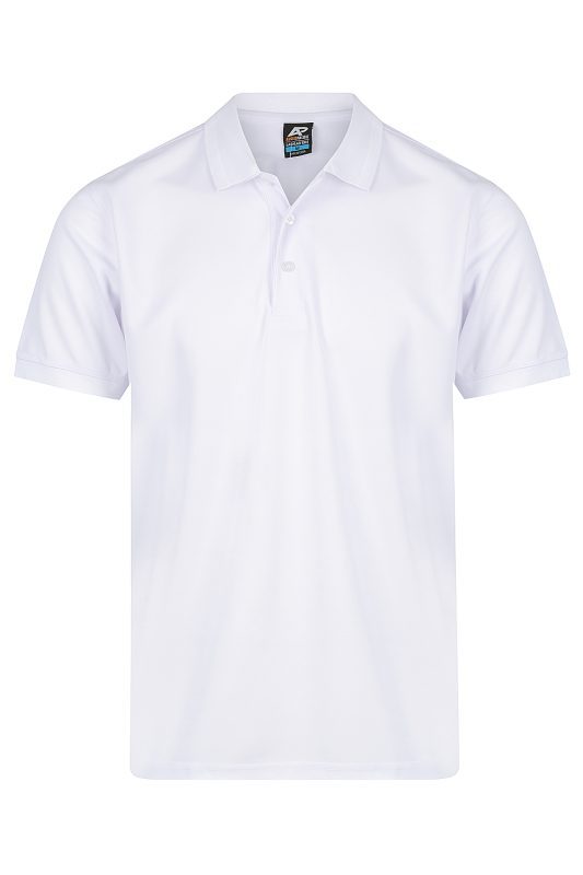 Front View of LACHLAN MENS POLOS - W1314 -  sold by Ideal Workwear www.Idealworkwear.com.au