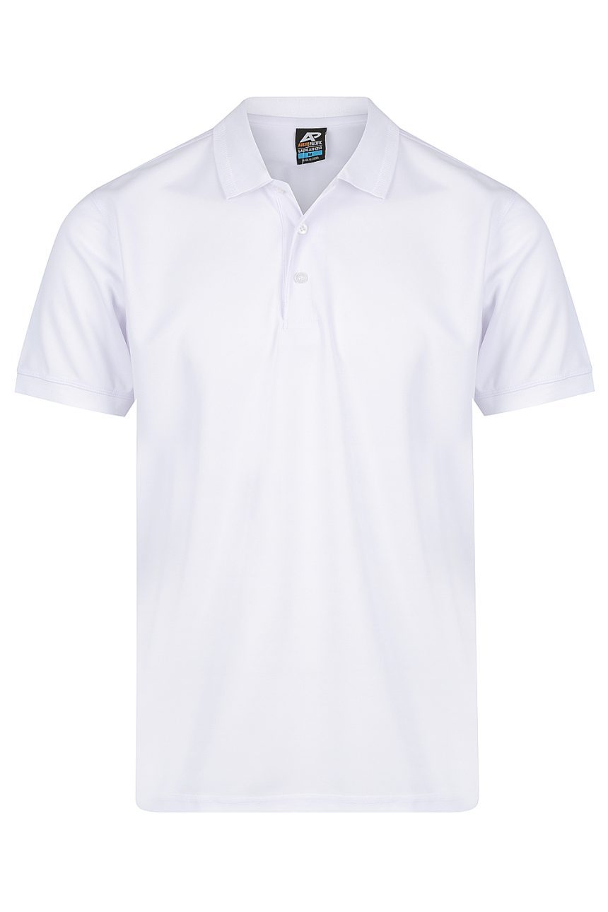Front View of LACHLAN MENS POLOS - W1314 -  sold by Ideal Workwear www.Idealworkwear.com.au