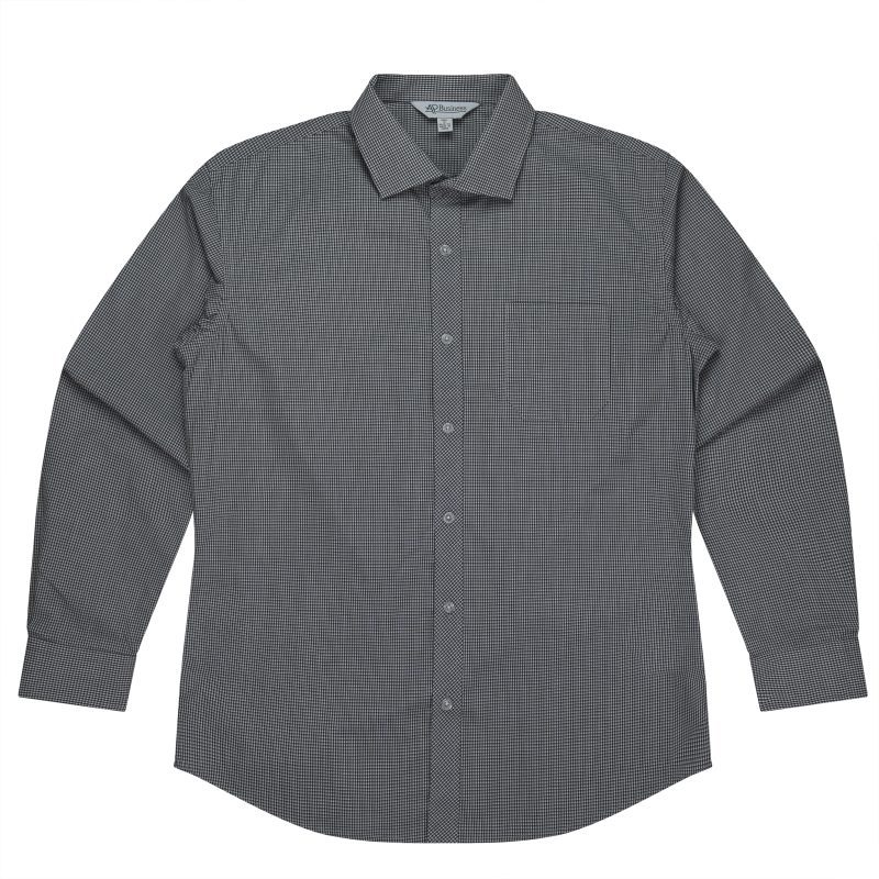 Front View of TOORAK MENS SHIRT LONG SLEEVE - W1901L -  sold by Ideal Workwear www.Idealworkwear.com.au