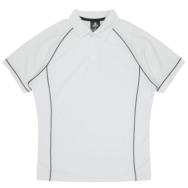 Front View of ENDEAVOUR MENS POLOS - W1310 - AUSSIE PACIFIC sold by Ideal Workwear www.Idealworkwear.com.au
