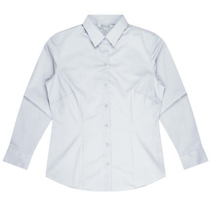 Front View of MOSMAN LADY SHIRT LONG SLEEVE - W2903L -  sold by Ideal Workwear www.Idealworkwear.com.au