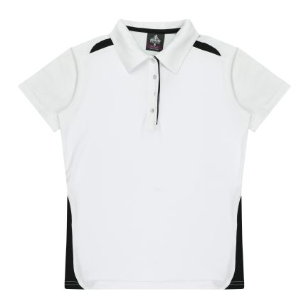 Front View of PATERSON LADY POLOS - W2305 -  sold by Ideal Workwear www.Idealworkwear.com.au