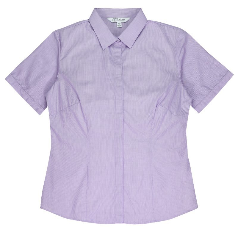 Front View of GRANGE LADY SHIRT SHORT SLEEVE - W2902S -  sold by Ideal Workwear www.Idealworkwear.com.au