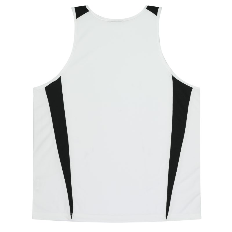 Back view of  EUREKA KIDS SINGLETS - W3104 -  sold by Ideal Workwear www.Idealworkwear.com.au