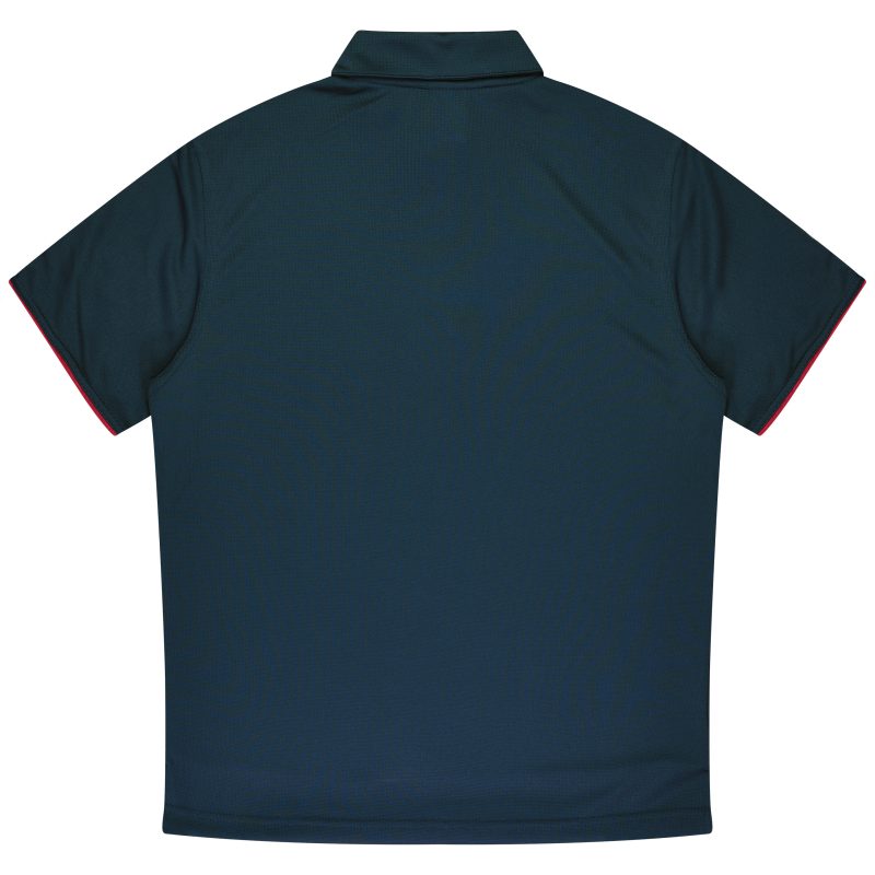 Back view of  YARRA MENS POLOS - W1302 - AUSSIE PACIFIC sold by Ideal Workwear www.Idealworkwear.com.au