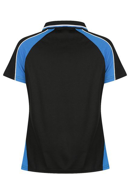 Back view of  PANORAMA LADY POLOS - W2309 -  sold by Ideal Workwear www.Idealworkwear.com.au