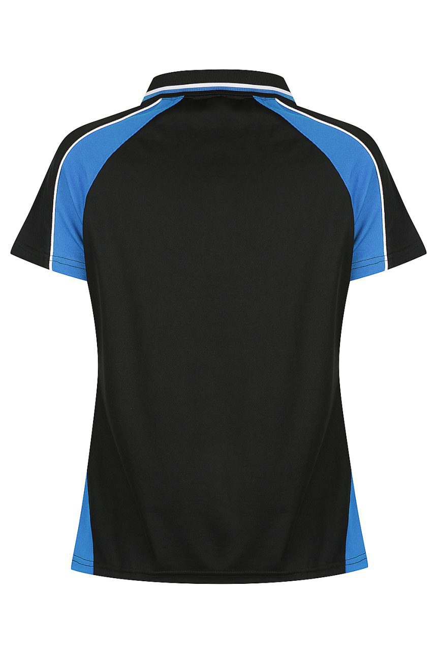 Back view of  PANORAMA LADY POLOS - W2309 -  sold by Ideal Workwear www.Idealworkwear.com.au