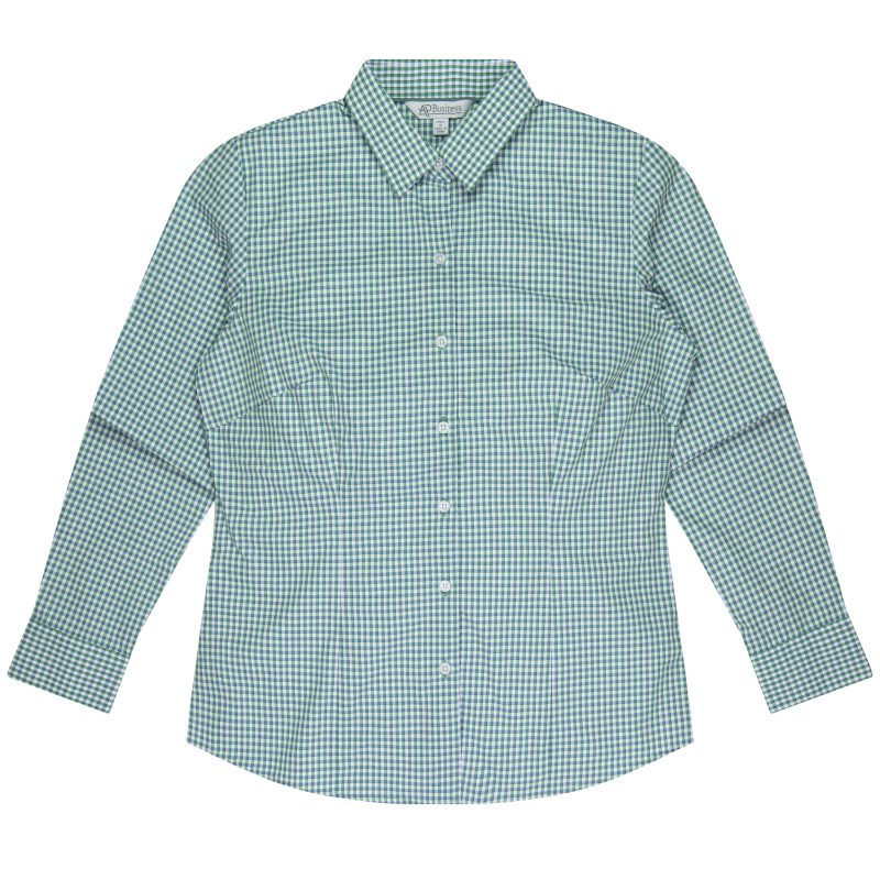 Front View of EPSOM LADY SHIRT LONG SLEEVE - W2907L -  sold by Ideal Workwear www.Idealworkwear.com.au