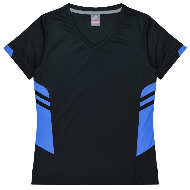 Front View of TASMAN LADY TEES - W2211 - AUSSIE PACIFIC sold by Ideal Workwear www.Idealworkwear.com.au