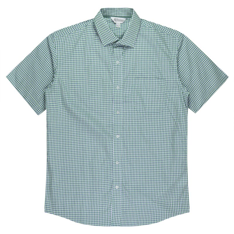 Front View of EPSOM MENS SHIRT SHORT SLEEVE - W1907S -  sold by Ideal Workwear www.Idealworkwear.com.au