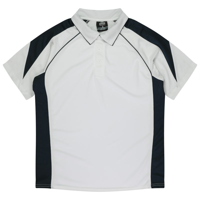Front View of PREMIER MENS POLOS - W1301 -  sold by Ideal Workwear www.Idealworkwear.com.au