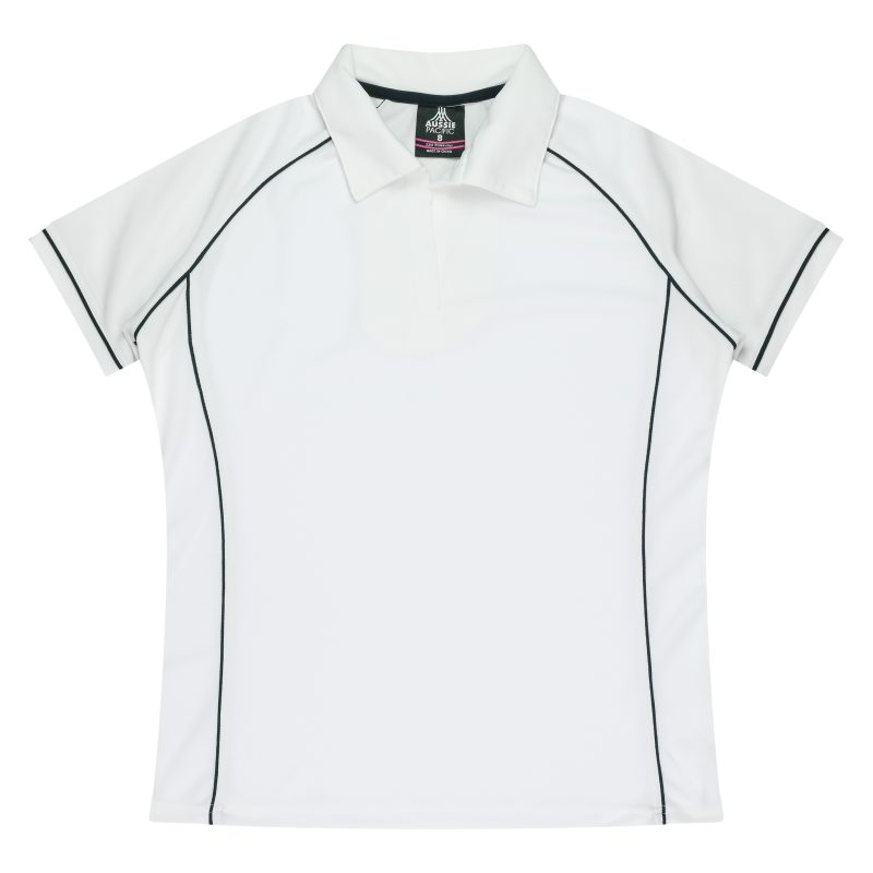 Front View of ENDEAVOUR LADY POLOS - W2310 - AUSSIE PACIFIC sold by Ideal Workwear www.Idealworkwear.com.au