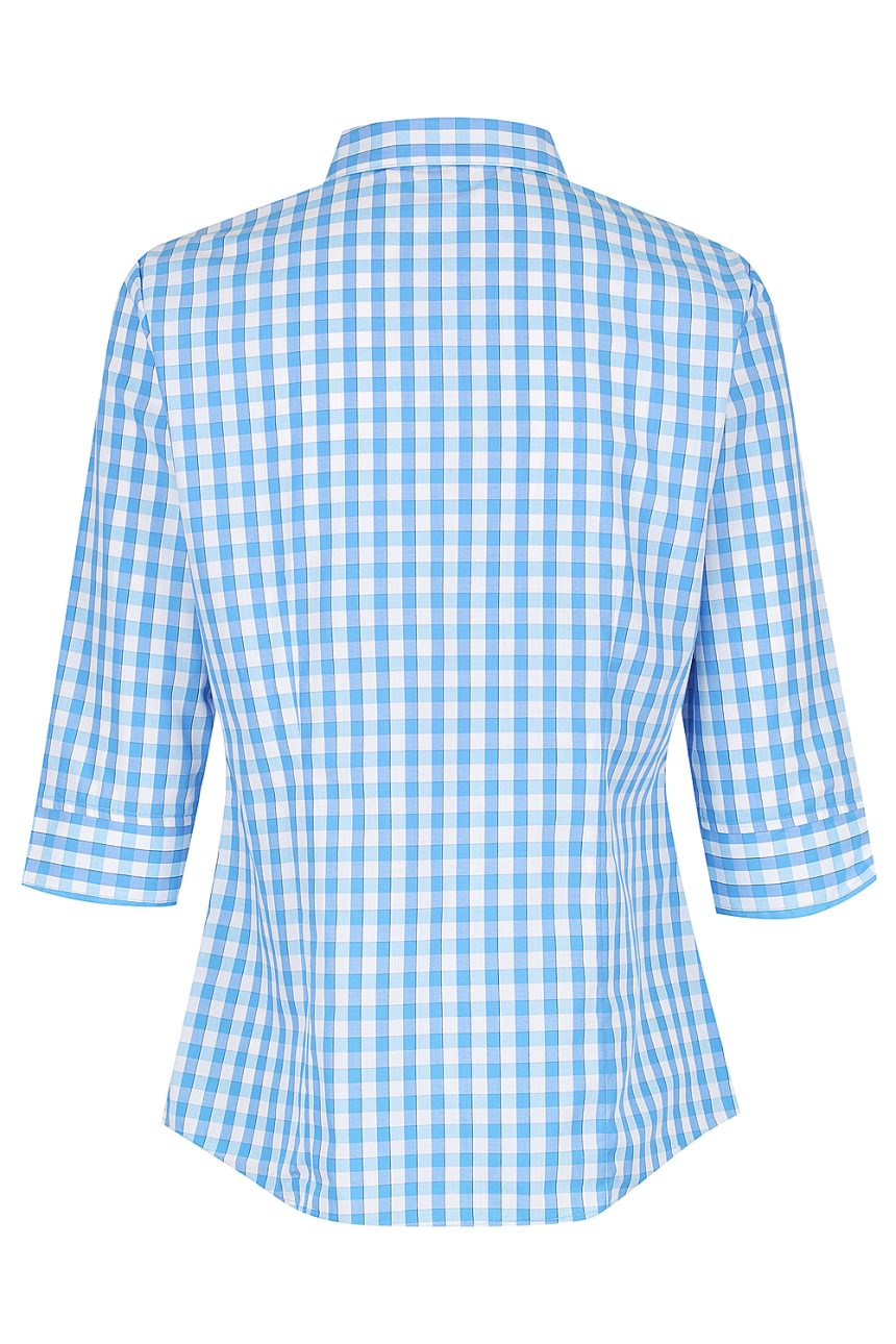 Back view of  DEVONPORT LADY SHIRT 3/4 SLEEVE - W2908T -  sold by Ideal Workwear www.Idealworkwear.com.au