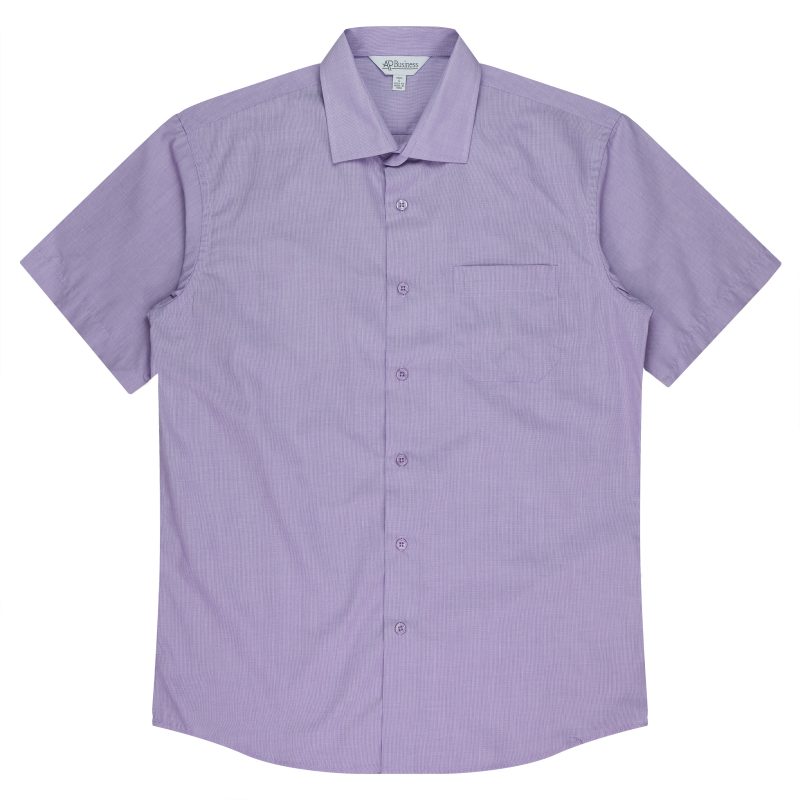 Front View of GRANGE MENS SHIRT SHORT SLEEVE - W1902S -  sold by Ideal Workwear www.Idealworkwear.com.au