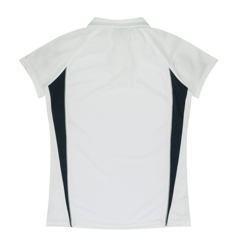 Back view of  EUREKA LADY POLOS - W2304 -  sold by Ideal Workwear www.Idealworkwear.com.au