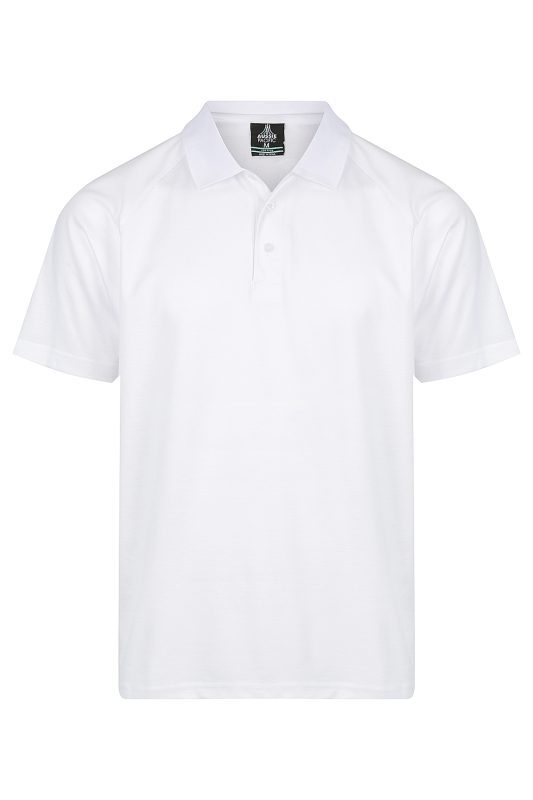 Front View of KEIRA MENS POLOS - W1306 -  sold by Ideal Workwear www.Idealworkwear.com.au