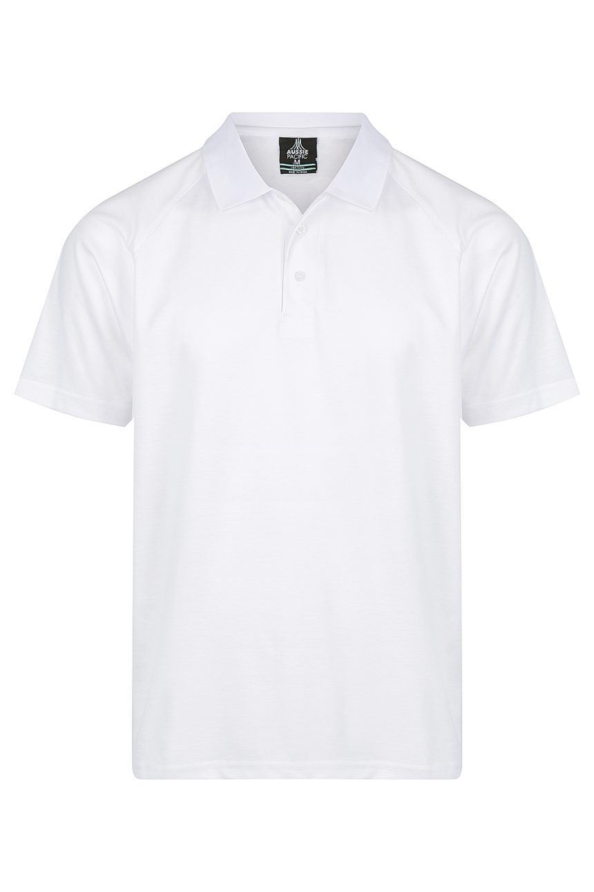 Front View of KEIRA MENS POLOS - W1306 -  sold by Ideal Workwear www.Idealworkwear.com.au
