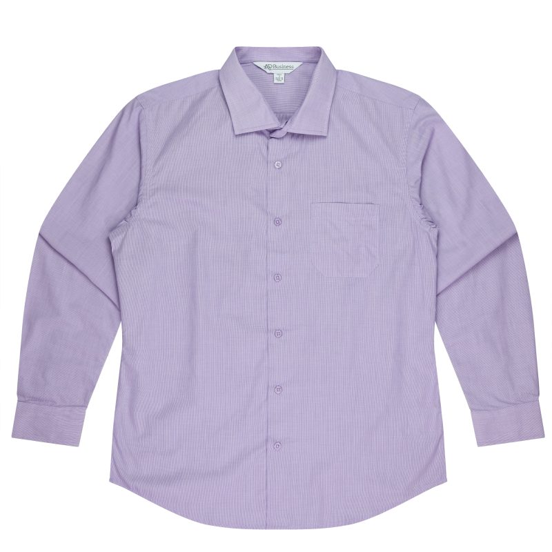 Front View of GRANGE MENS SHIRT LONG SLEEVE - W1902L -  sold by Ideal Workwear www.Idealworkwear.com.au