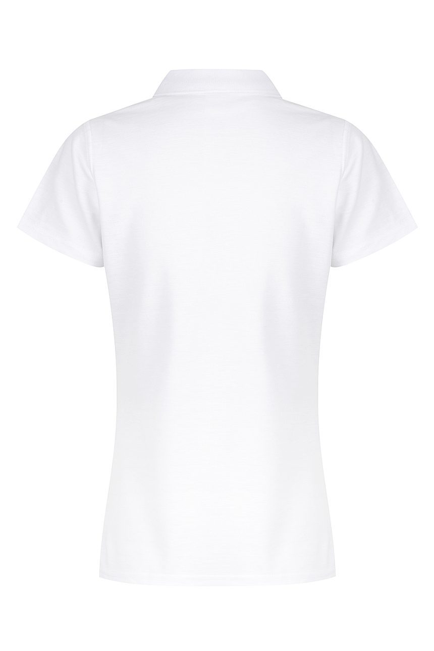 Back view of  HUNTER LADY POLOS - W2312 -  sold by Ideal Workwear www.Idealworkwear.com.au
