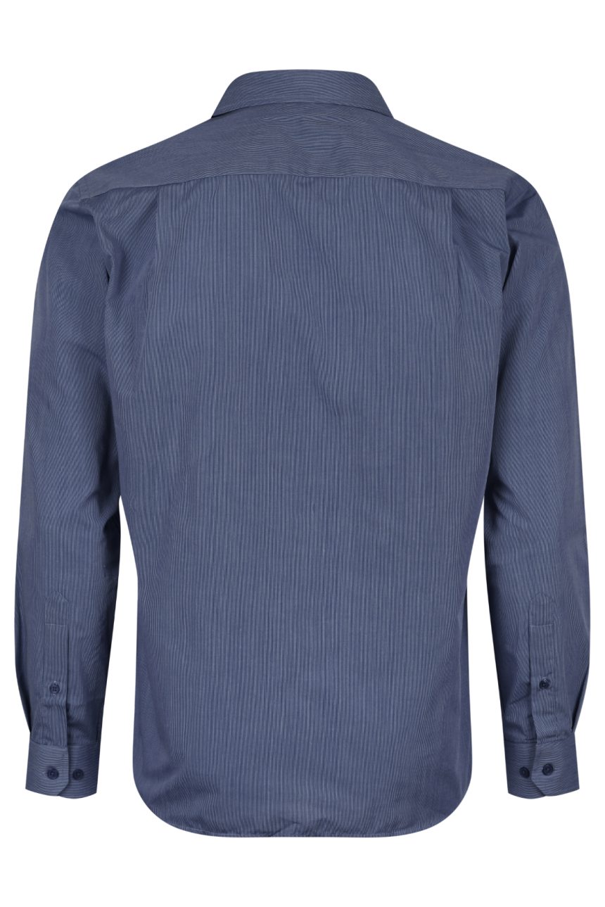 Back view of  BELAIR MENS SHIRT LONG SLEEVE - W1905L -  sold by Ideal Workwear www.Idealworkwear.com.au