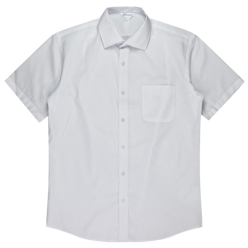 Front View of IdealWOOD MENS SHIRT SHORT SLEEVE - W1910S -  sold by Ideal Workwear www.Idealworkwear.com.au