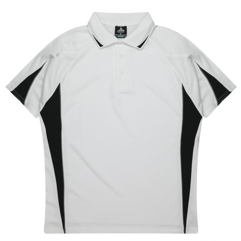 Front View of EUREKA KIDS POLOS - W3304 -  sold by Ideal Workwear www.Idealworkwear.com.au