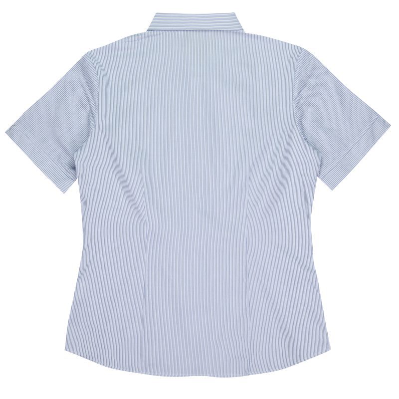 Back view of  HENLEY LADY SHIRT SHORT SLEEVE - W2900S -  sold by Ideal Workwear www.Idealworkwear.com.au