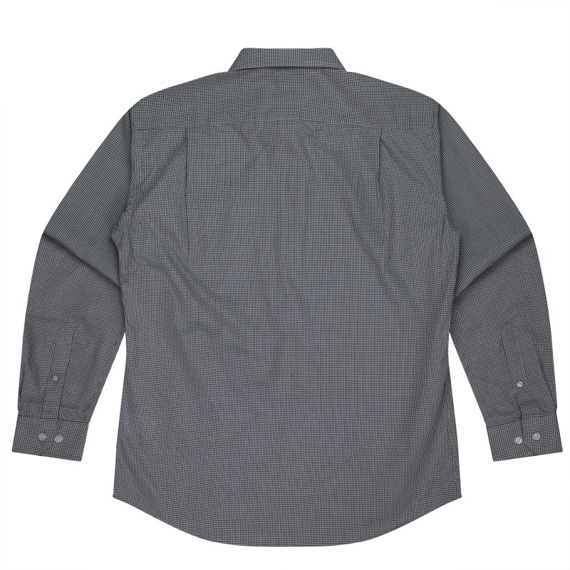 Back view of  TOORAK MENS SHIRT LONG SLEEVE - W1901L -  sold by Ideal Workwear www.Idealworkwear.com.au