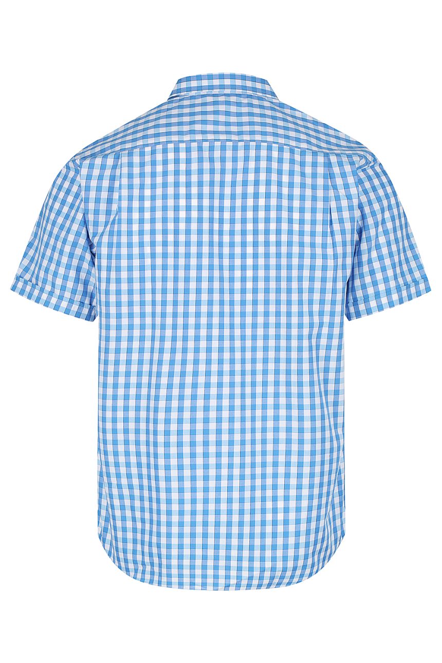 Back view of  DEVONPORT MENS SHIRT SHORT SLEEVE - W1908S -  sold by Ideal Workwear www.Idealworkwear.com.au
