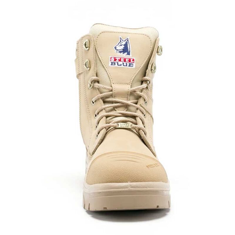 Steel Blue Southern Cross® Zip Steel Toe Scuff Cap Safety Boots 312661 sold by Ideal workwear