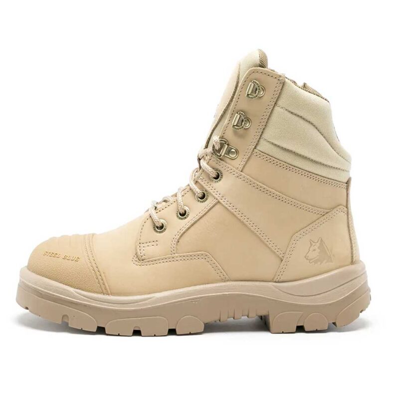 Steel Blue Southern Cross® Zip Steel Toe Scuff Cap Safety Boots 312661 sold by Ideal workwear