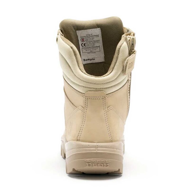 Steel Blue Southern Cross® Zip Steel Toe Scuff Cap Safety Boots 312661 sold by Ideal workwear