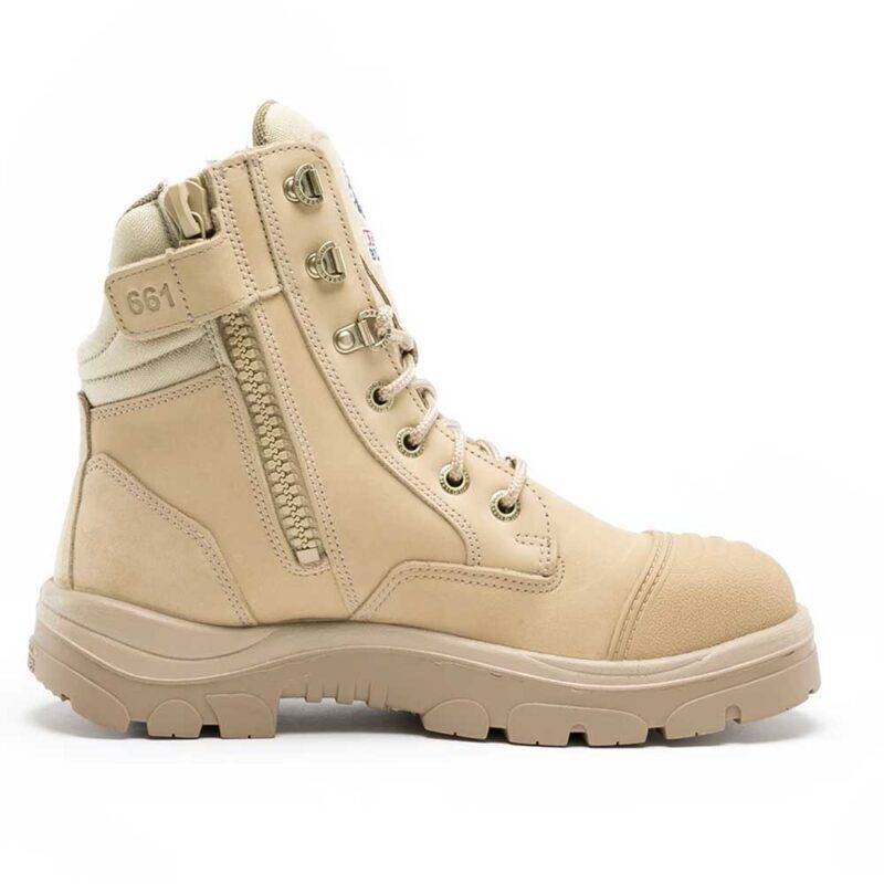 Steel Blue Southern Cross® Zip Steel Toe Scuff Cap Safety Boots 312661 sold by Ideal workwear
