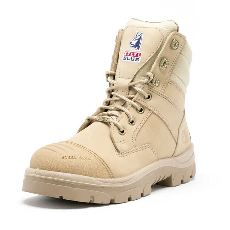 Steel Blue Southern Cross® Zip Steel Toe Scuff Cap Safety Boots 312661 sold by Ideal workwear