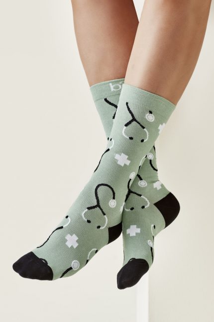 CCS149U - Unisex Happy Feet Comfort Socks - Biz Care  sold by Ideal Workwear  www.Idealworkwear.com.au