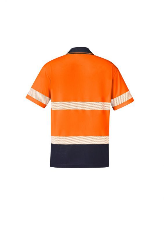 ZH535 - Unisex Hi Vis Segmented S/S Polo - Hoop Taped - Syzmik sold by Ideal Workwear  www.Idealworkwear.com.au