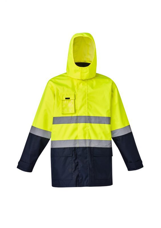ZJ220 - Mens Hi Vis Basic 4 in 1 Waterproof Jacket - Syzmik sold by Ideal Workwear  www.Idealworkwear.com.au