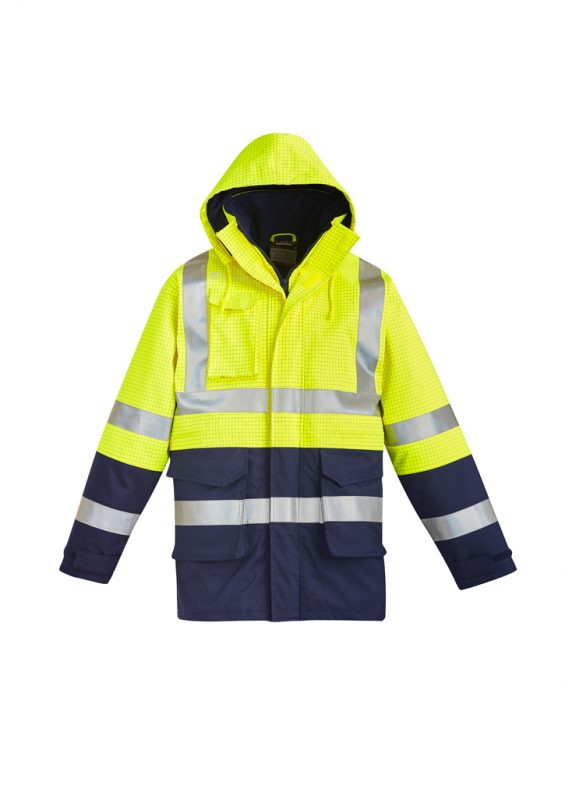 ZJ900 - Mens FR Arc Rated Anti Static Waterproof Jacket - Syzmik sold by Ideal Workwear  www.Idealworkwear.com.au