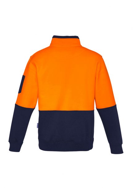 ZT476 - Unisex Hi Vis Half Zip Pullover - Syzmik sold by Ideal Workwear  www.Idealworkwear.com.au